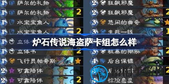炉石传说海盗萨卡组深度解析：解锁无限卡组构建奥秘